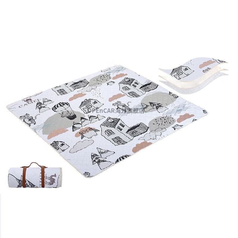 骆驼（CAMEL）户外露营野餐防潮加厚便携防潮垫子 173CALP001 个 卡通小镇